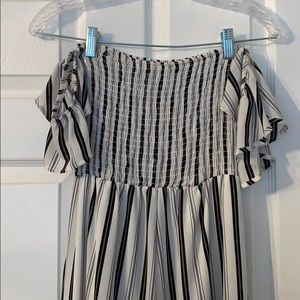 Never worn striped Altar’d State jumpsuit